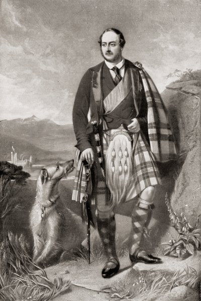 Prins Albert (1819-61) 1858 af English School